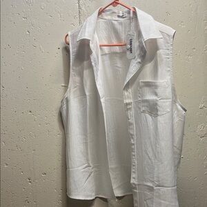 Coofandy Men's White Shirt